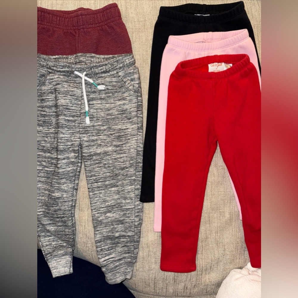 Girls 3T Lot Of 5 Joggers